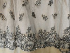Festival wedding spl Beige Net Party Handwork Gown