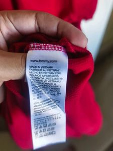 Classic Red Tommy Hilfiger Polo Shirt