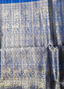 Combo 2 Set Saree Heavy Work With Blouse Kanjeevar