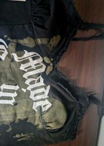 black grunge streetwear top