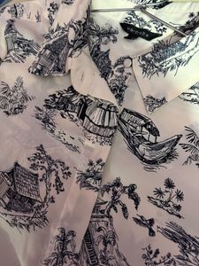 Chic Printed Long Sleeve Shirt