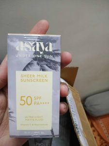 Asaya Sheer Milk Sunscreen SPF 50