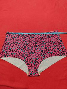 Women's 4XL Pink Leopard Print Panty