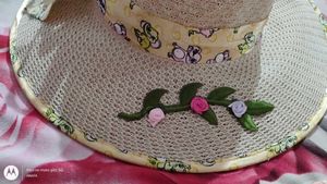 Charming Woven Sun Hat with Cute Ribbon