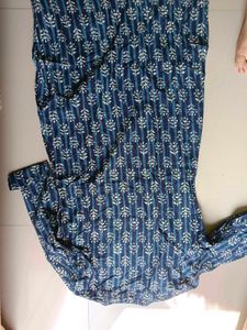 Stylish Blue Printed Kurta