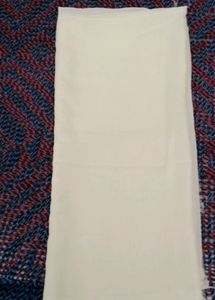 Free Duppta With Unstitched Orange Contrast Blue