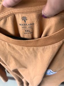 Men’s woodland Orange Graphic T-Shirt XXL size