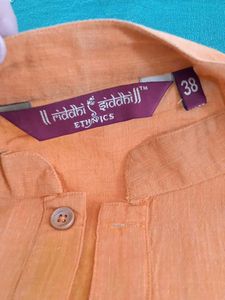 Orange Kurta for men