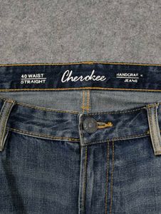 Cherokee Distressed Blue Denim Jeans