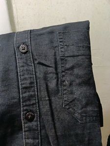 Louis Philippe Men's Black Shirt