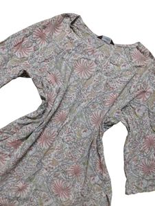 Floral Print Kurta Tunic