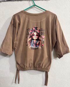 Cute Graphic Print T-Shirt