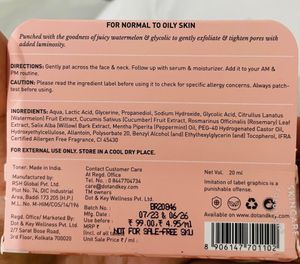 Glycolic Toner For Oily Skin (NEW) Buy 4 Items at 999 And Get This Free