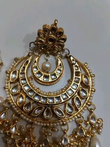 Kundan Chandbali big size