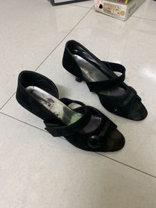 Black Suede Heels
