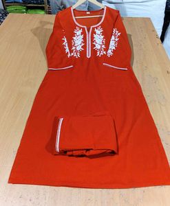 Red Placement Print 2pc Set