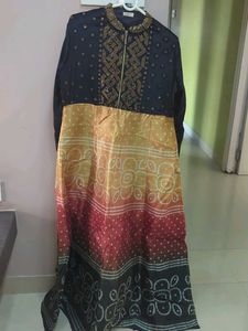 Stylish Ethnic Long dress with Embellishments