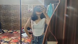 White Cowl Neck Tank Top