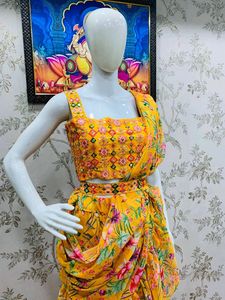 Party Wear Lehenga Saree