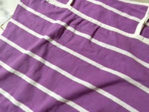 Purple Striped Spaghetti Top