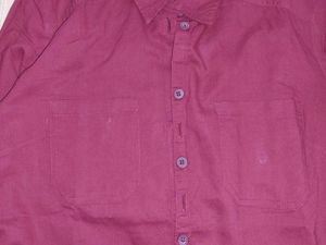 M&amp;S Crimson Formal Shirt