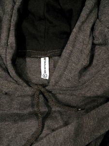 Unisex Dark Grey Hoddie T-shirt