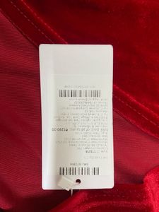 savana new with tag velvet viral side slit dress