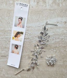 Elegant Bridal Hair Vine &amp; Comb Set