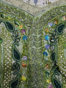 Designer Embellished Silk Blouse