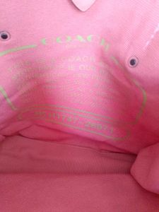 Coach Pink Unicorn Tote Bag