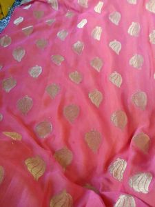 Beautiful Yellow &amp; Pink Saree