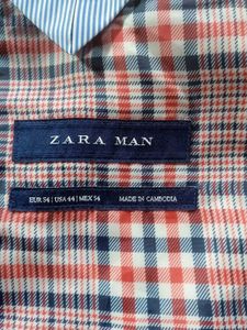 Zara Men's Navy Blue Blazer