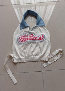 Cute Graphic Knit Top