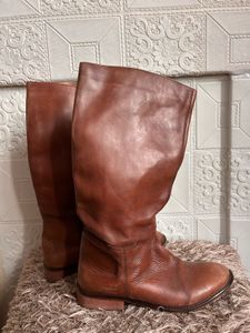 Brown Leather Boots