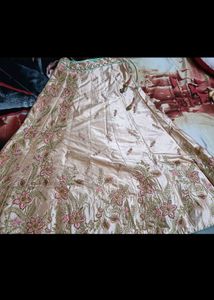 Lehngaa With Cream Color..