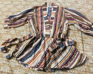 Boho Geometric Print Romper📍Sale