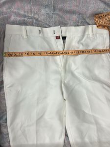 Men's Classic White Bootcut Pant