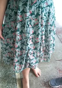 Floral Print Sleeveless Dress