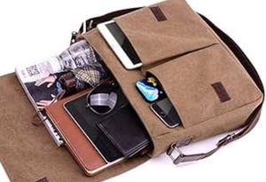 Canvas Messenger Bag