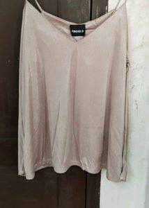 Forever 21 Sparkly V-Neck Cami Top