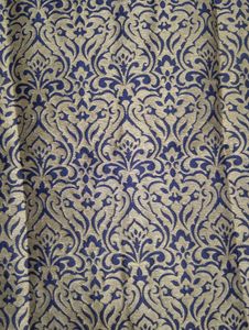 Men's Royal Blue Kurta with Embroidered Jacket