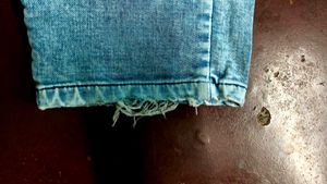 y2k fashion Blue Washed Denim Jeans
