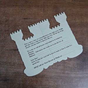 🏰 | Princess Castle &amp; Unicorn Invitation Cards