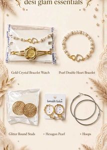 Elegant Women's Jewelry Set + new watch