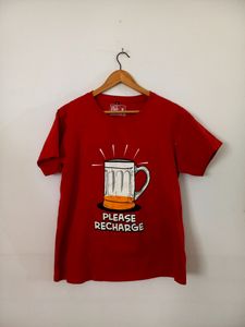 Red Printed T-shirt (Mens)