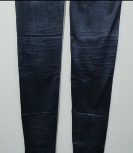 NGal Denim Print Black Grey Legging Jeggings