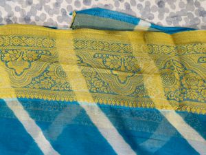 lehriya saree pink/blue