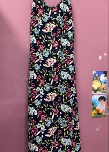 Sfera Floral Print Maxi Dress