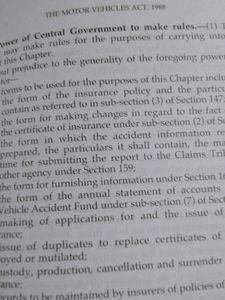THE MOTOR VEHICLES ACT 1988