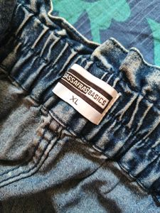 sassafras basics women Acid Wash Denim Joggers